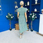 Malori Midi Dress Floral Green