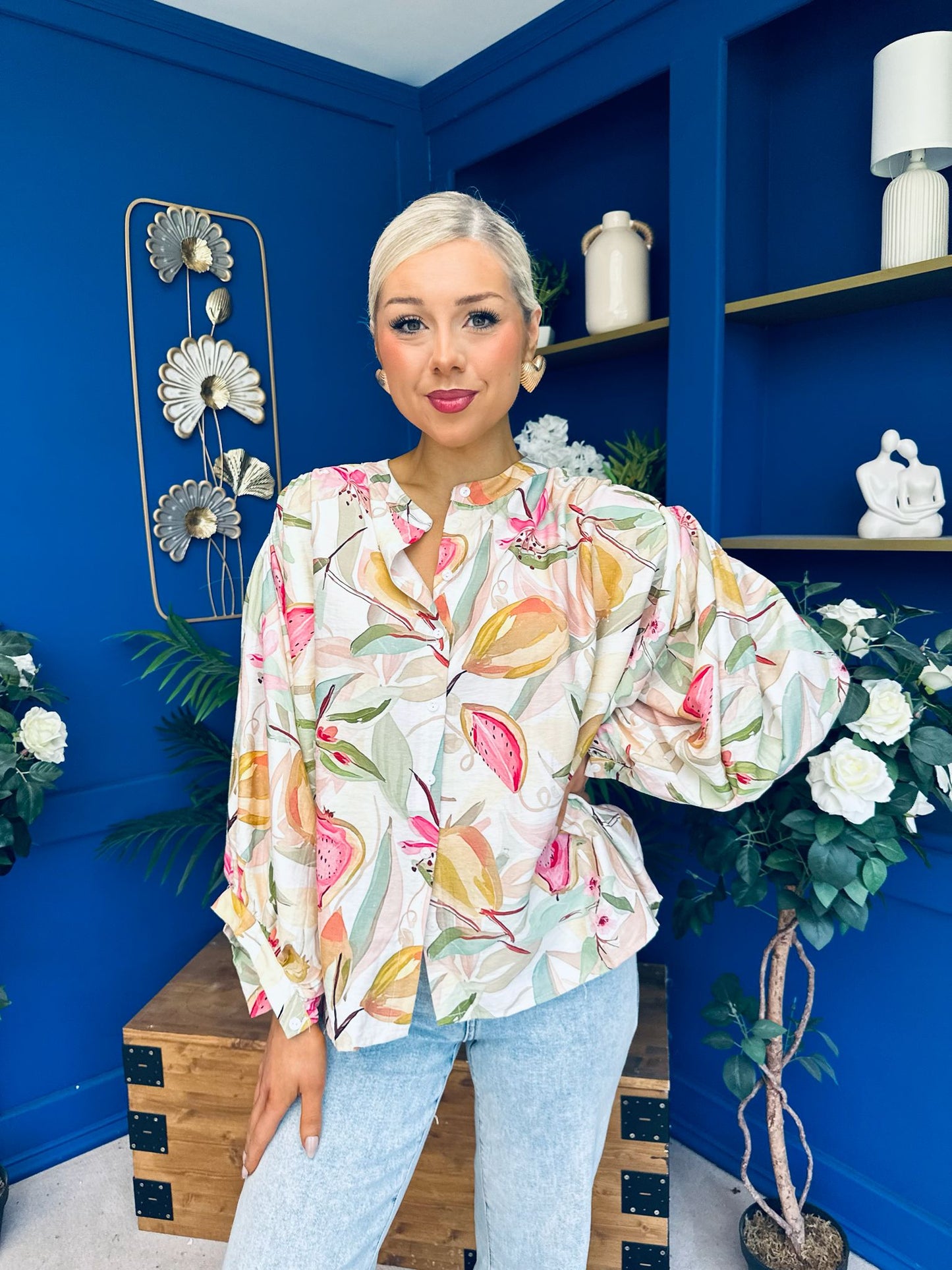 Ferdinand Full Sleeve Blouse Floral