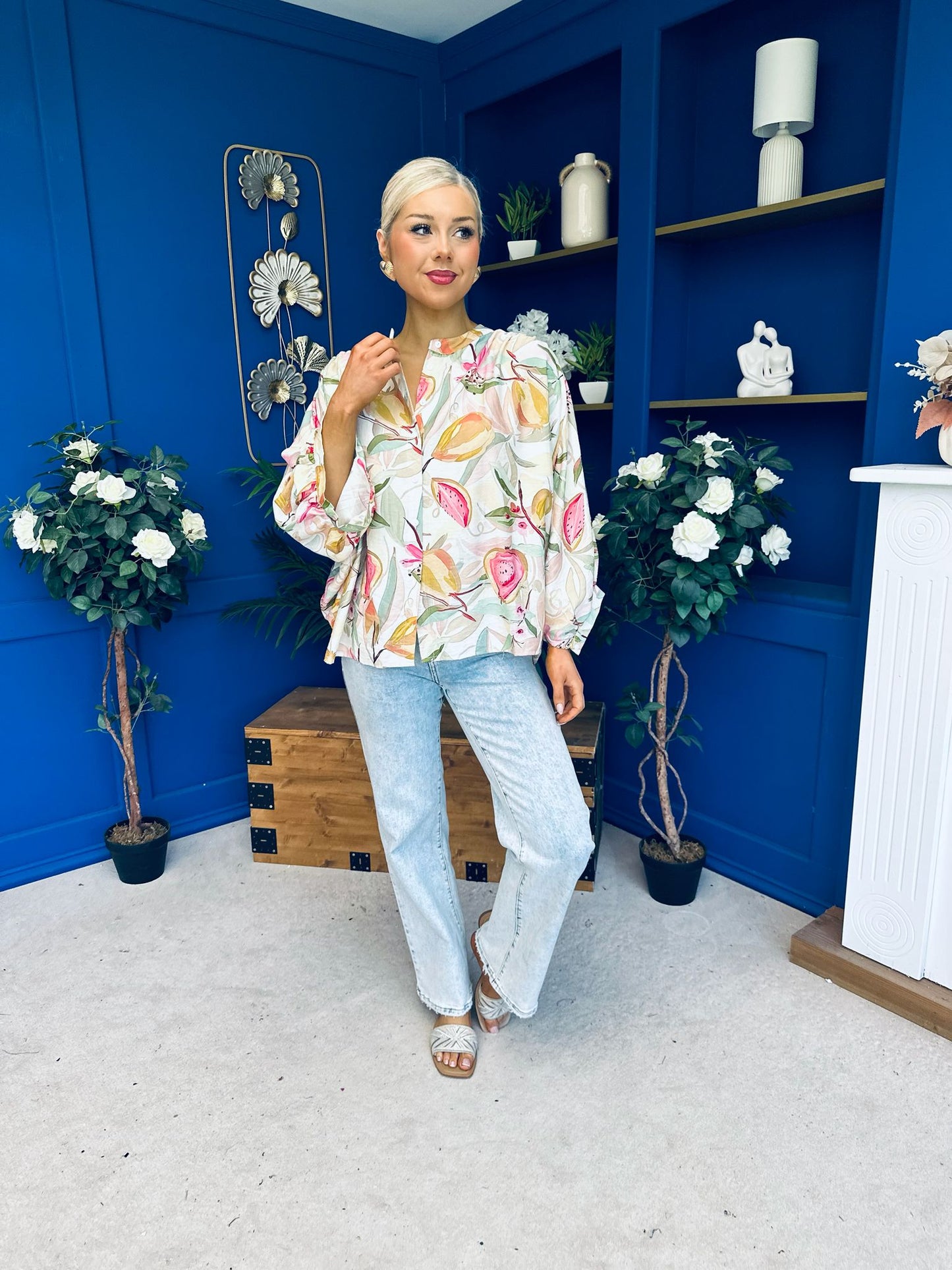 Ferdinand Full Sleeve Blouse Floral