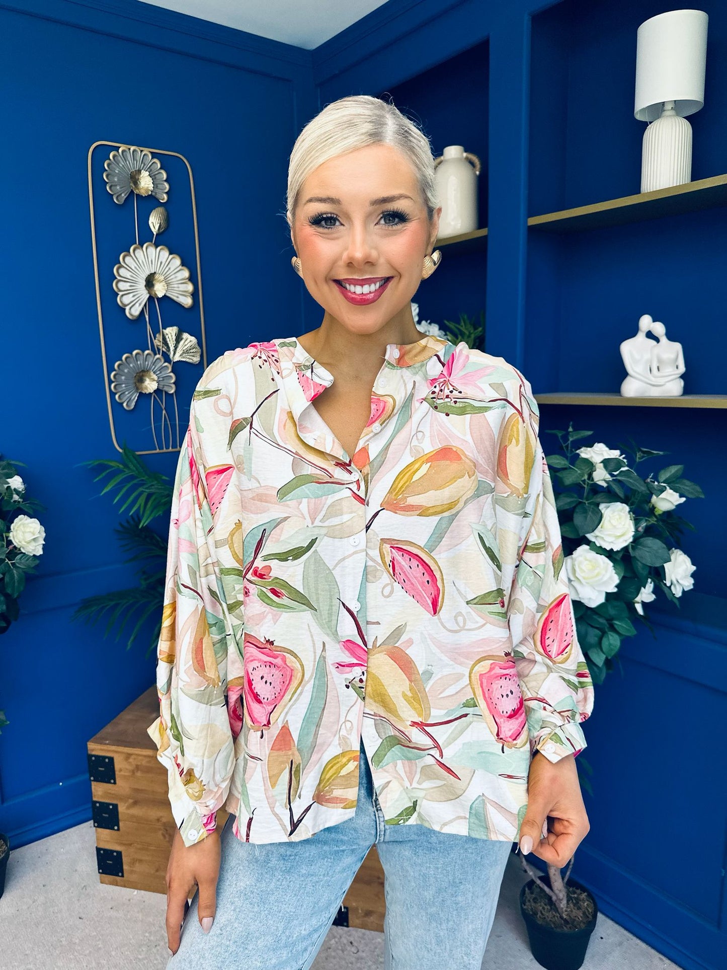 Ferdinand Full Sleeve Blouse Floral