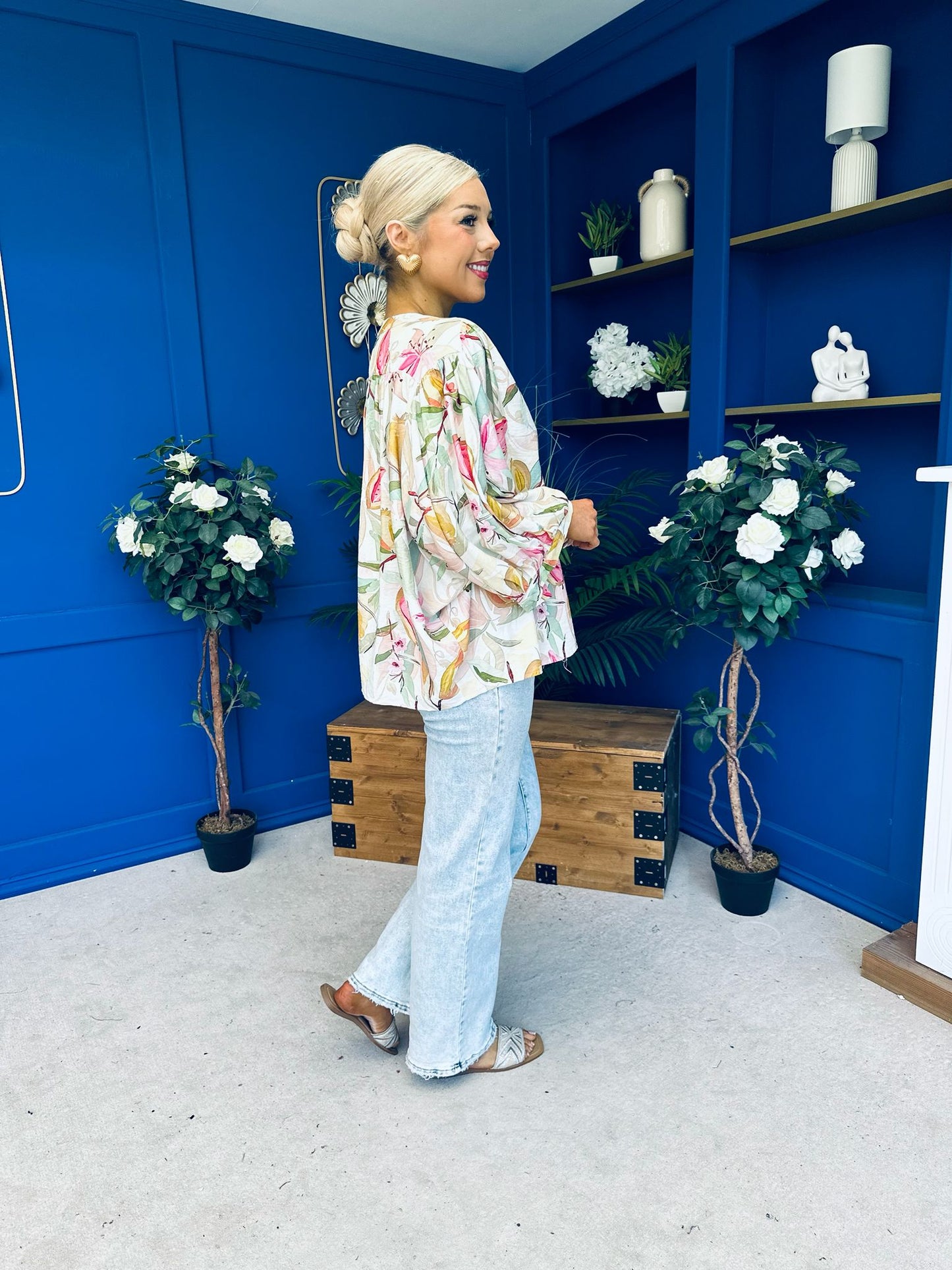 Ferdinand Full Sleeve Blouse Floral