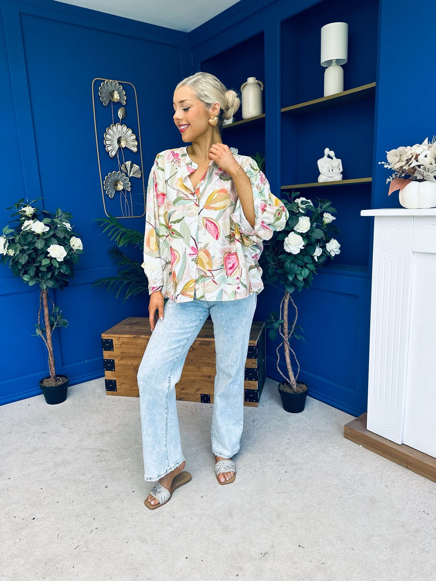 Ferdinand Full Sleeve Blouse Floral