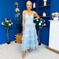 Rylan Layered Tulle Occasion Dress Blue