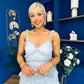 Rylan Layered Tulle Occasion Dress Blue