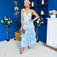 Rylan Layered Tulle Occasion Dress Blue