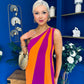 Valentina One Shoulder Midi Dress Orchid