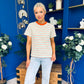 Poppi Casual Striped T-Shirt Amber