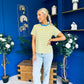 Poppi Casual Striped T-Shirt Yellow