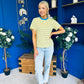 Poppi Casual Striped T-Shirt Yellow