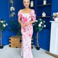 Vanessa Detailed Occasion Dress Floral