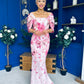 Vanessa Detailed Occasion Dress Floral