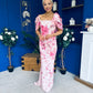 Vanessa Detailed Occasion Dress Floral
