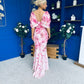 Vanessa Detailed Occasion Dress Floral