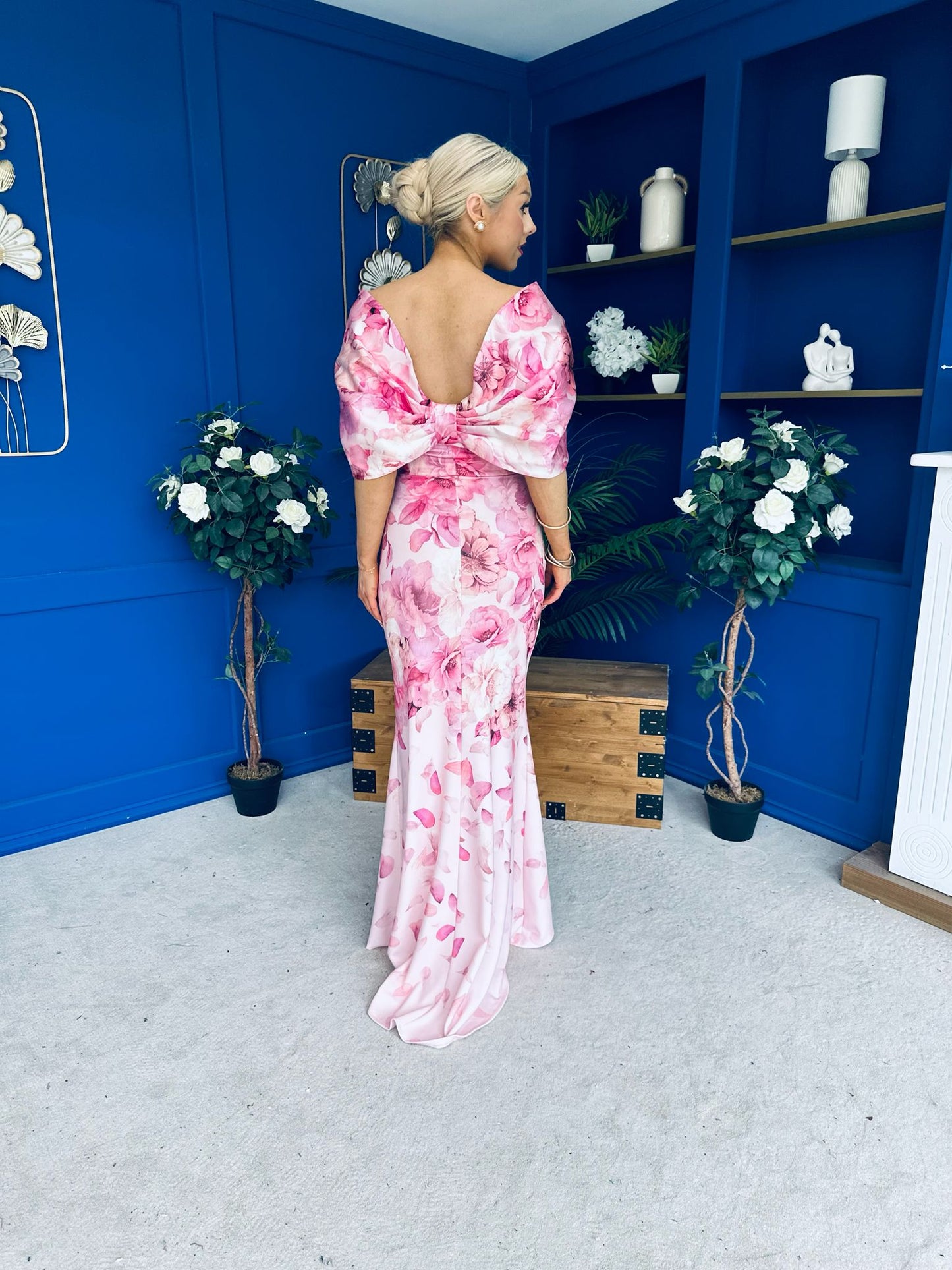 Vanessa Detailed Occasion Dress Floral