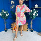 Amber Para Mini Dress Dress Printed Pink