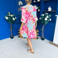 Amber Para Mini Dress Dress Printed Pink