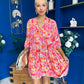 Amber Para Mini Dress Dress Printed Coral