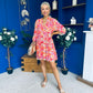 Amber Para Mini Dress Dress Printed Coral