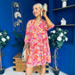Amber Para Mini Dress Dress Printed Coral
