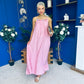 Ashley Beaded Para Maxi Dress Dress Pink