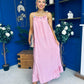 Ashley Beaded Para Maxi Dress Dress Pink