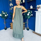 Ashley Beaded Para Maxi Dress Dress Khaki