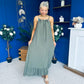 Ashley Beaded Para Maxi Dress Dress Khaki