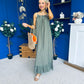 Ashley Beaded Para Maxi Dress Dress Khaki