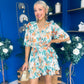 Elissa Mini Dress Floral Green