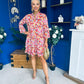 Harri Mini Dress Floral Cream