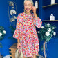 Harri Mini Dress Floral Cream