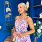 Gane Midi Dress Floral Lilac