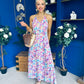 Gane Midi Dress Floral Lilac