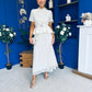 Melody Floral Lace Top & Skirt Set Cream