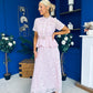 Melody Floral Lace Top & Skirt Set Pink