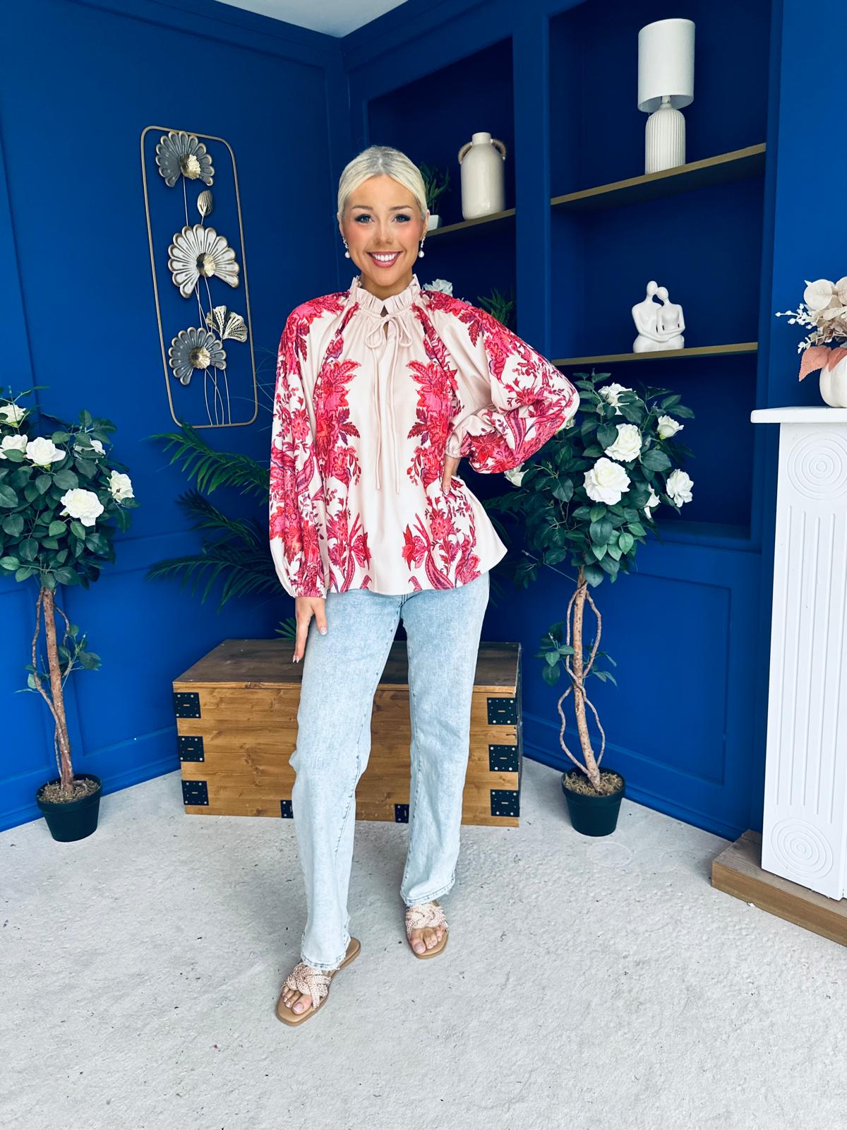 Bianca Full Sleeve Blouse Floral