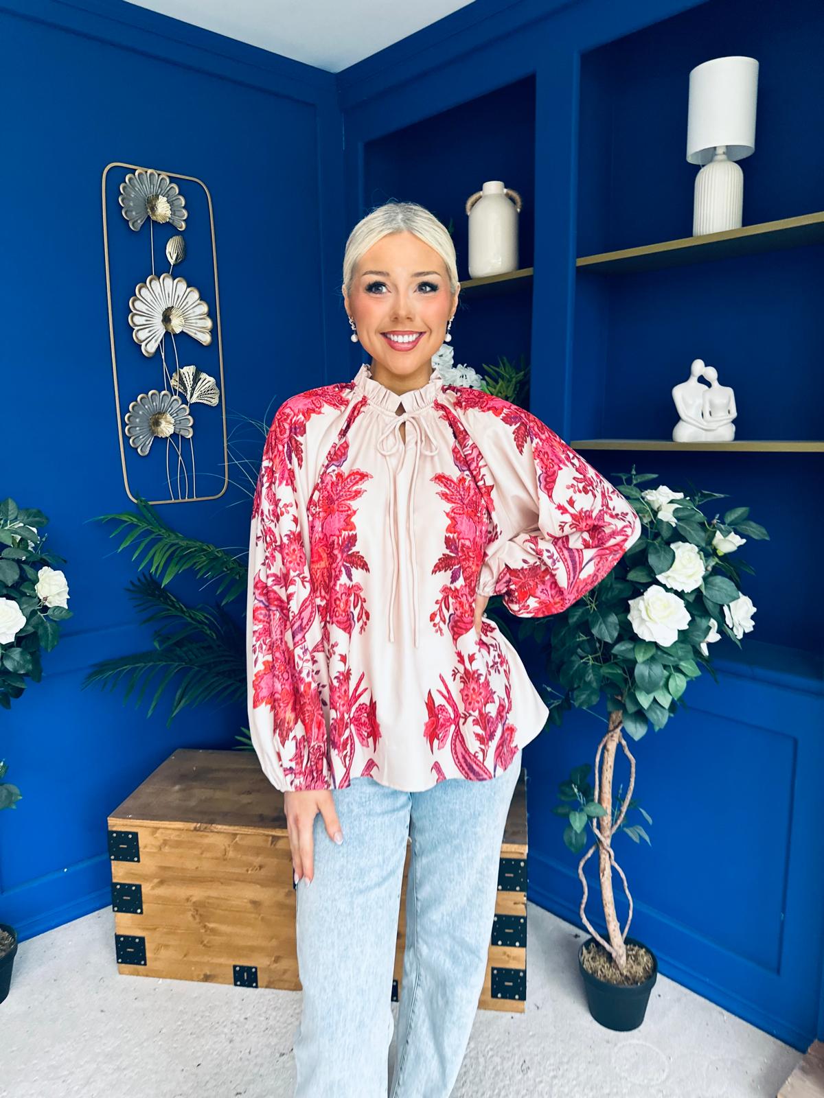 Bianca Full Sleeve Blouse Floral