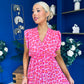 Gerri Sleeveles Midi Dress Leopard Fuchsia
