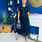 Catherine Lace & Tulle Occasion Dress Black