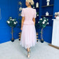 Catherine Lace & Tulle Occasion Dress Pink