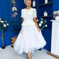 Catherine Lace & Tulle Occasion Dress Cream