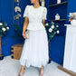 Catherine Lace & Tulle Occasion Dress Cream