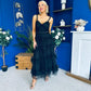Rylan Layered Tulle Occasion Dress Black