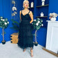Rylan Layered Tulle Occasion Dress Black