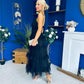 Rylan Layered Tulle Occasion Dress Black