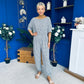 Scarlet Check Top & Trouser Set Coco