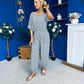 Scarlet Check Top & Trouser Set Coco