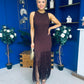 Nadine Tassel Detailed Midi Dress Coco
