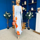 Capri Cowl Front Maxi Dress Blue