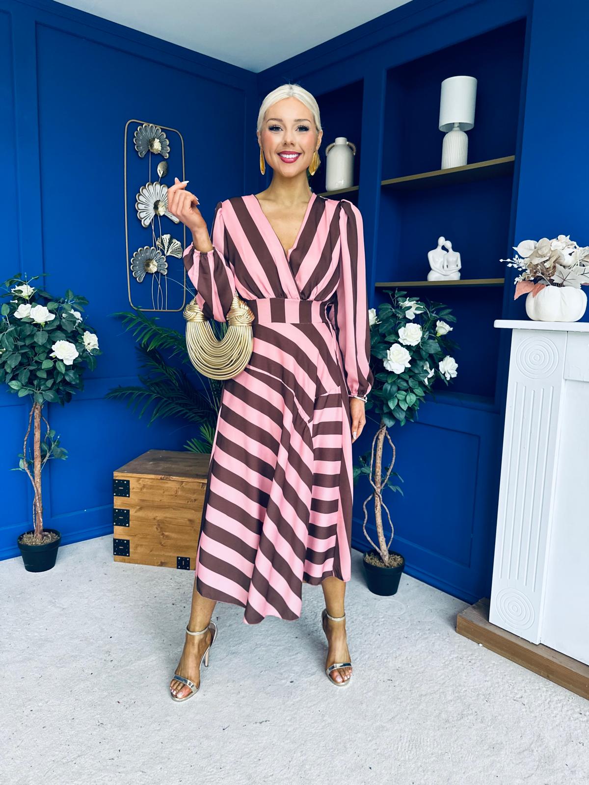 ciara midi dress Oversized Open Back Ciara Midi Dress with Kimono Sleeve, Bridesmaids, Deep V neck, Loose fitted, Cocktail Dress in Taupe Viscose